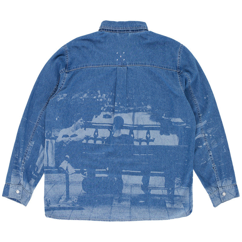 POP Printed Shirt Denim