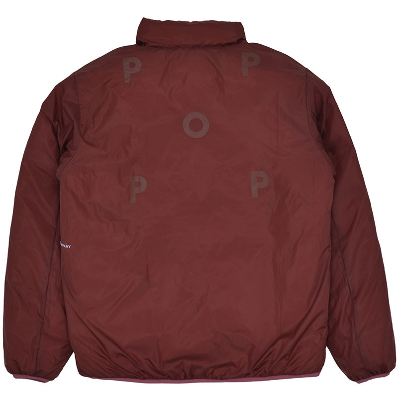 POP Quilted Reversible Puffer Jacket Mesa Rose/Fired brick