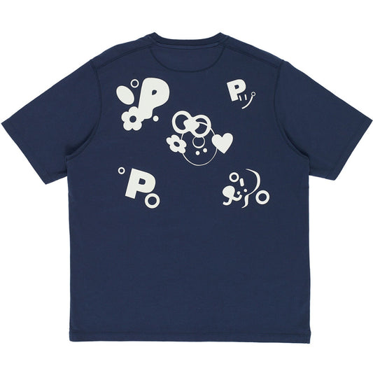 POP Reni T-Shirt Navy/Glow In The Dark