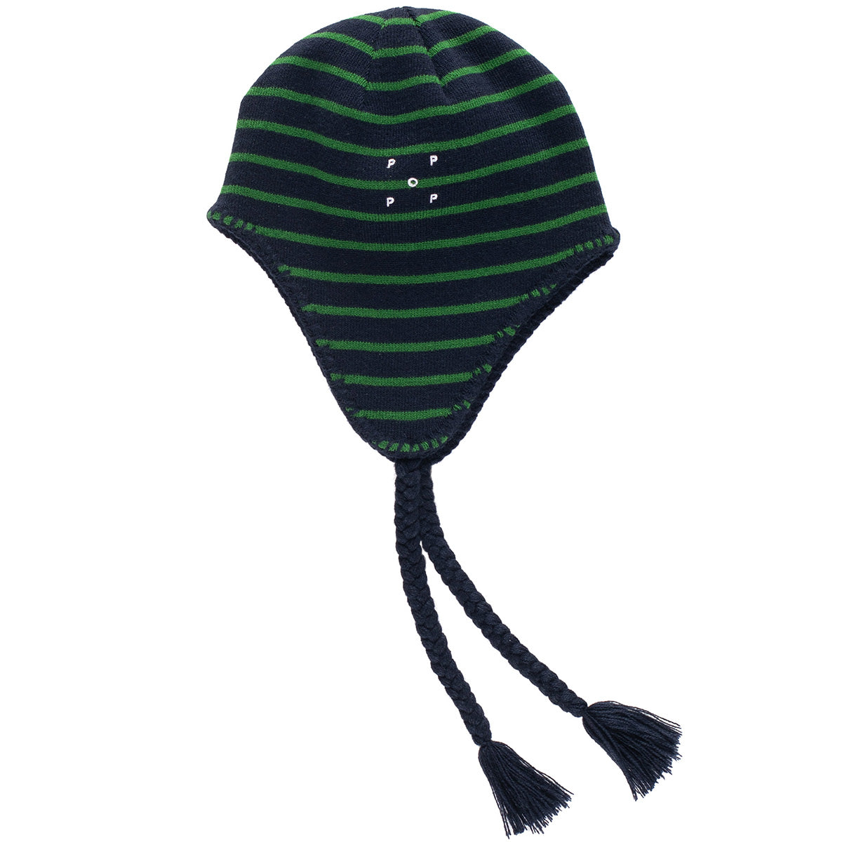 POP Reversible Earflap Beanie Navy/Juniper