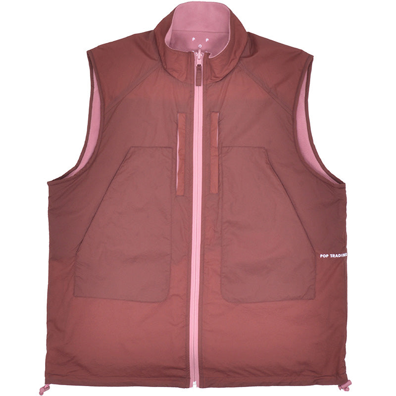 POP Reversible Safari Vest Fired Brick/Mesa Rose