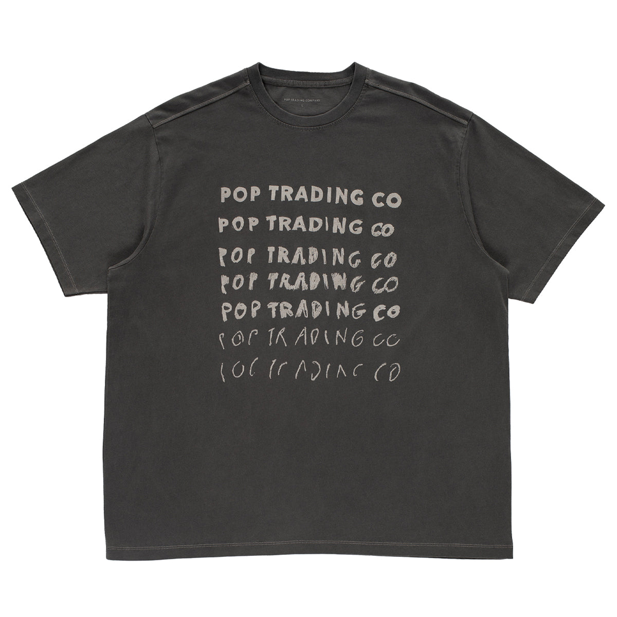 POP Sketchy T-Shirt Washed Black