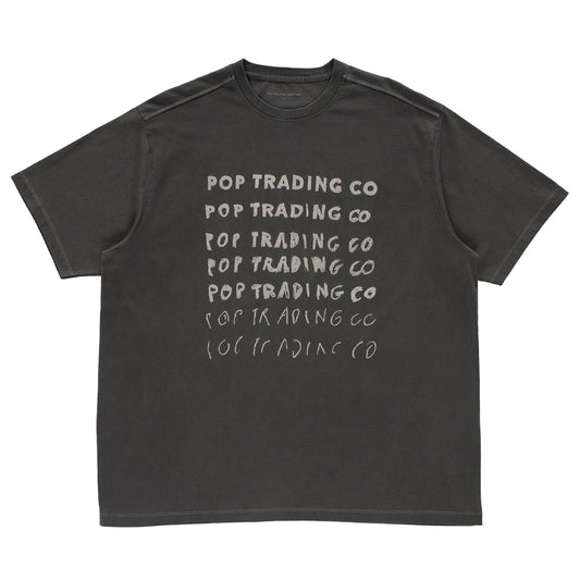 POP Sketchy T-Shirt Washed Black
