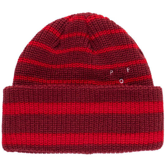 POP Striped Beanie Fudge/Goji Berry