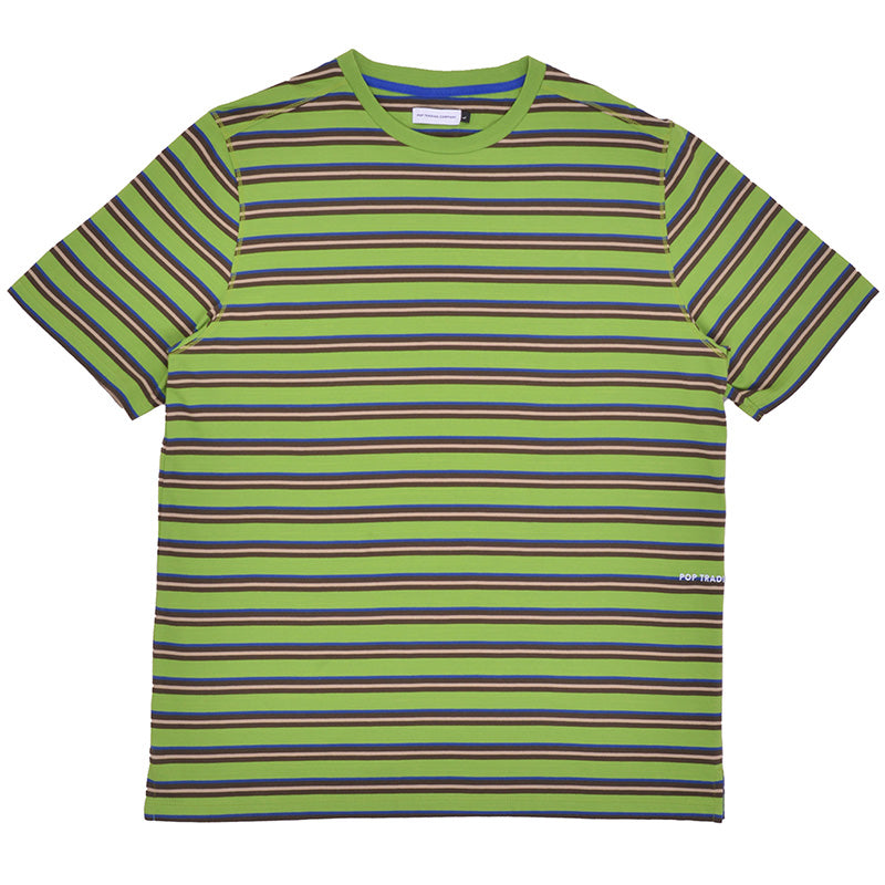 POP Striped Logo T-Shirt Foliage