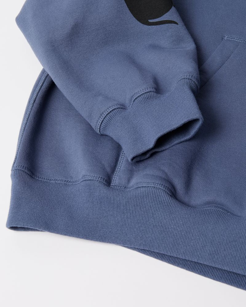 By Parra Non Grand Cafe Hooded Sweater Blue