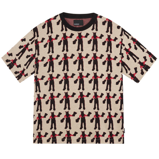 Rassvet Devil Jacquard T-Shirt Knit Off White