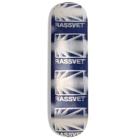 Rassvet Glitchboard Wood Mold H Navy Skateboard Deck 8.375