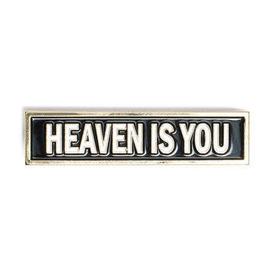 Rassvet Heaven Is You Pin Metal Black
