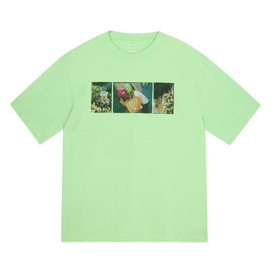 Rassvet La Melancolia Please Smile Now T-Shirt Lime Green