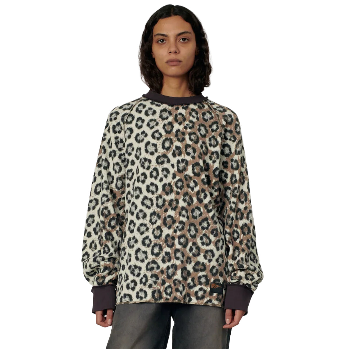Rassvet Leopard Thermal Longsleeve T-Shirt Knit Leopard