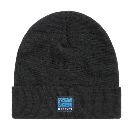 Rassvet Logo Beanie Knit Black