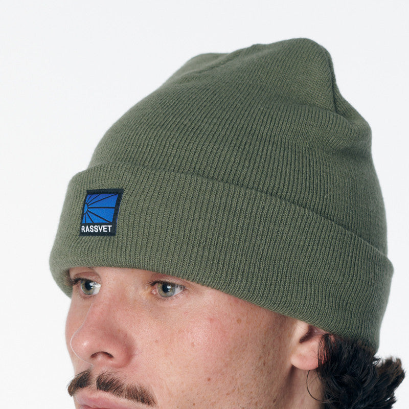 Rassvet Logo Beanie Knit Green