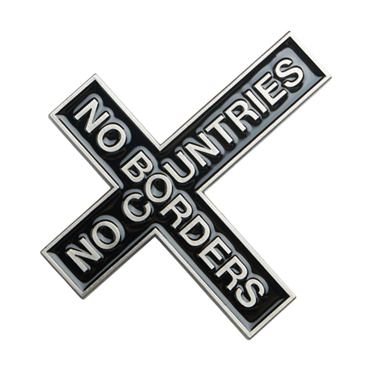 Rassvet Logo Pin Metal Black