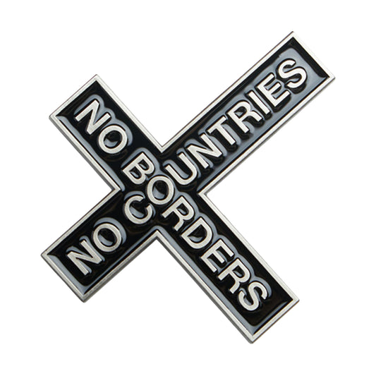Rassvet Logo Pin Metal Black