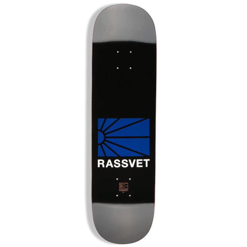 Rassvet Logo Skateboard Deck Wood Mold Black 8.37