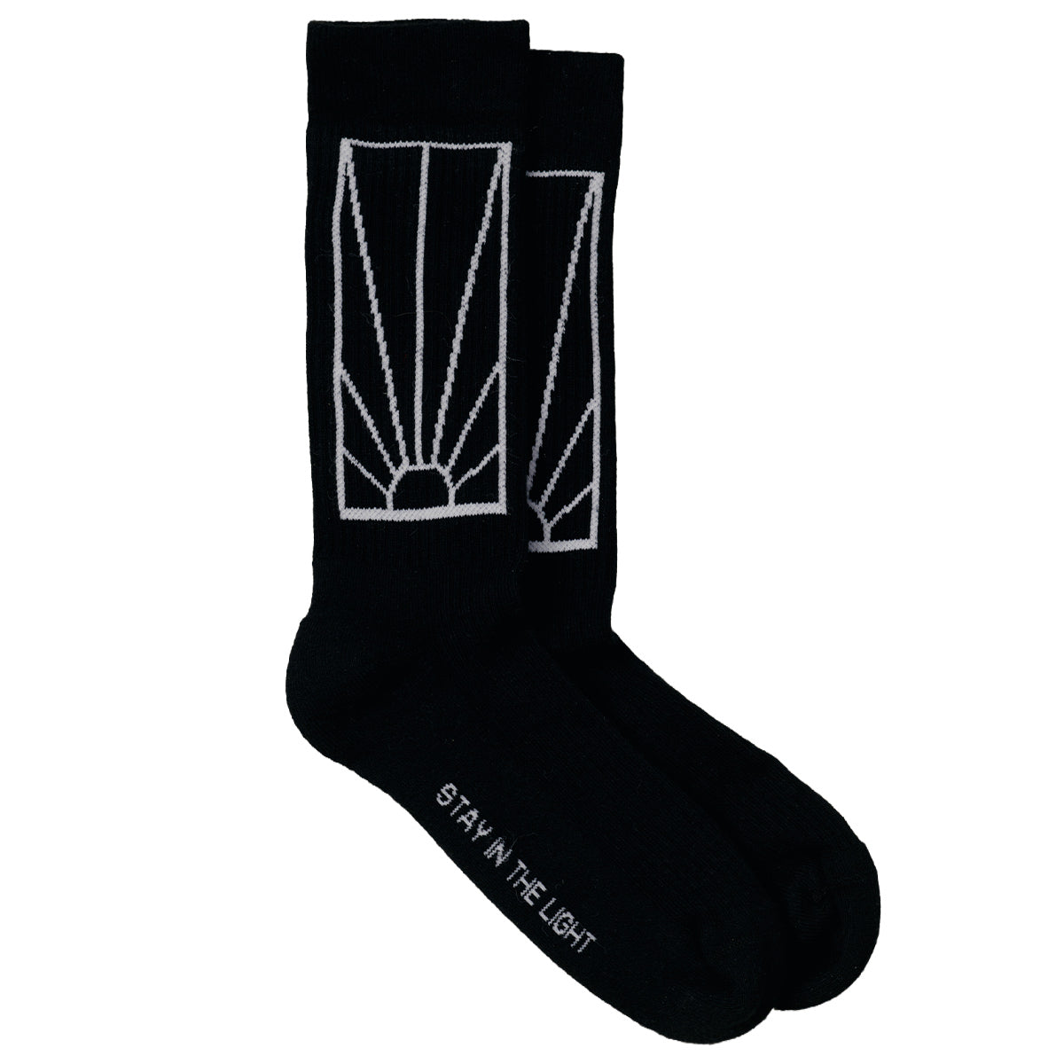 Rassvet Logo Socks Knit Black