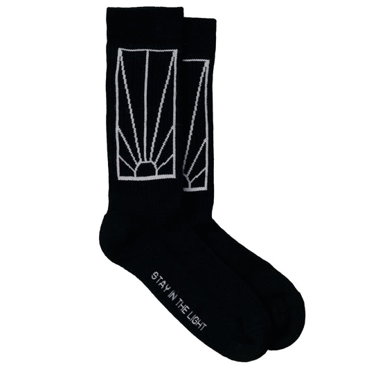 Rassvet Logo Socks Knit Black