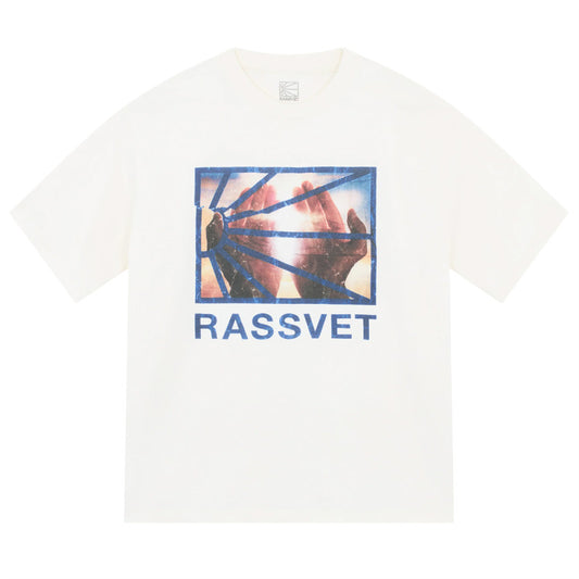 Rassvet Hands Logo T-Shirt Off White
