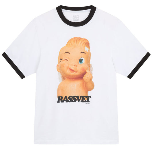 Rassvet Merci Ringer T-Shirt Knit White