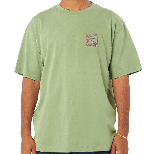 Rassvet Mini Logo Knit T-Shirt Khaki