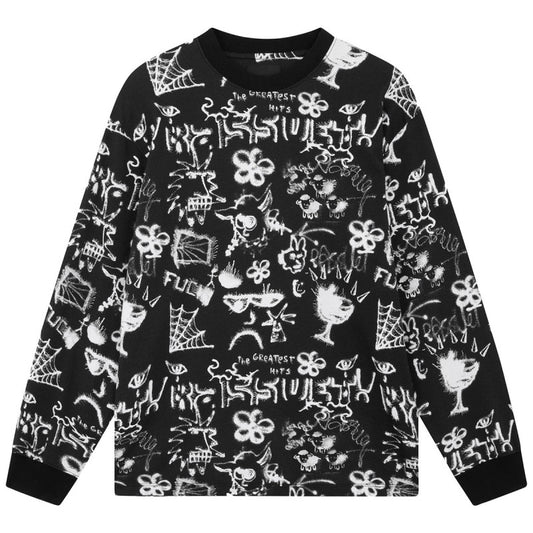 Rassvet Thoughts Longsleeve Knit Shirt Black