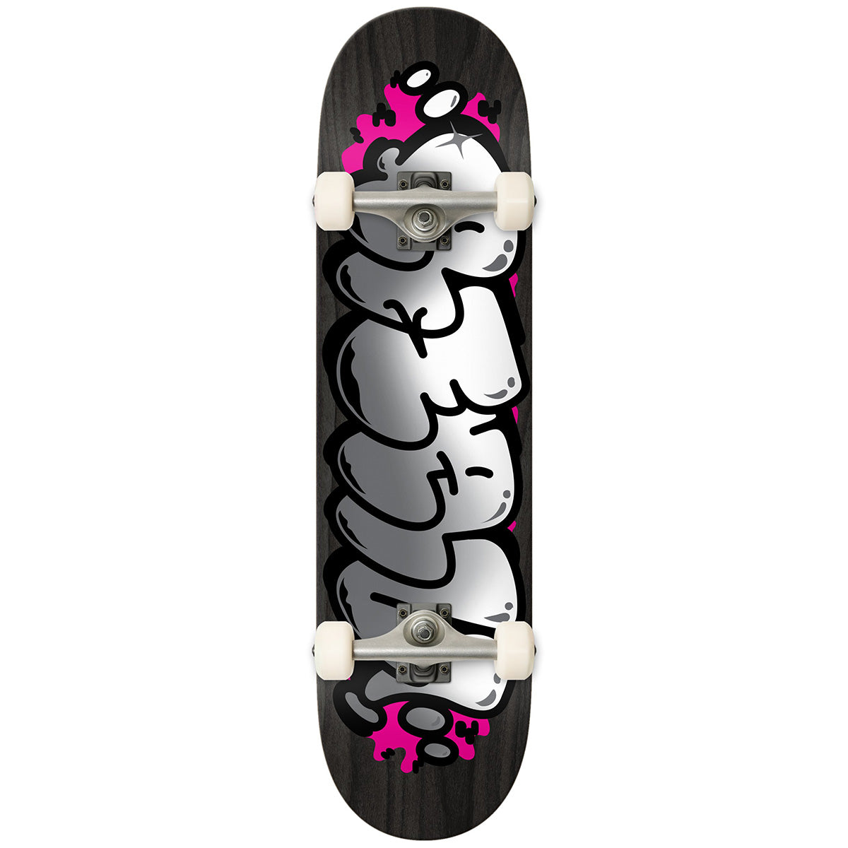 Real Bubble Letter Complete Skateboard Foil 8.5