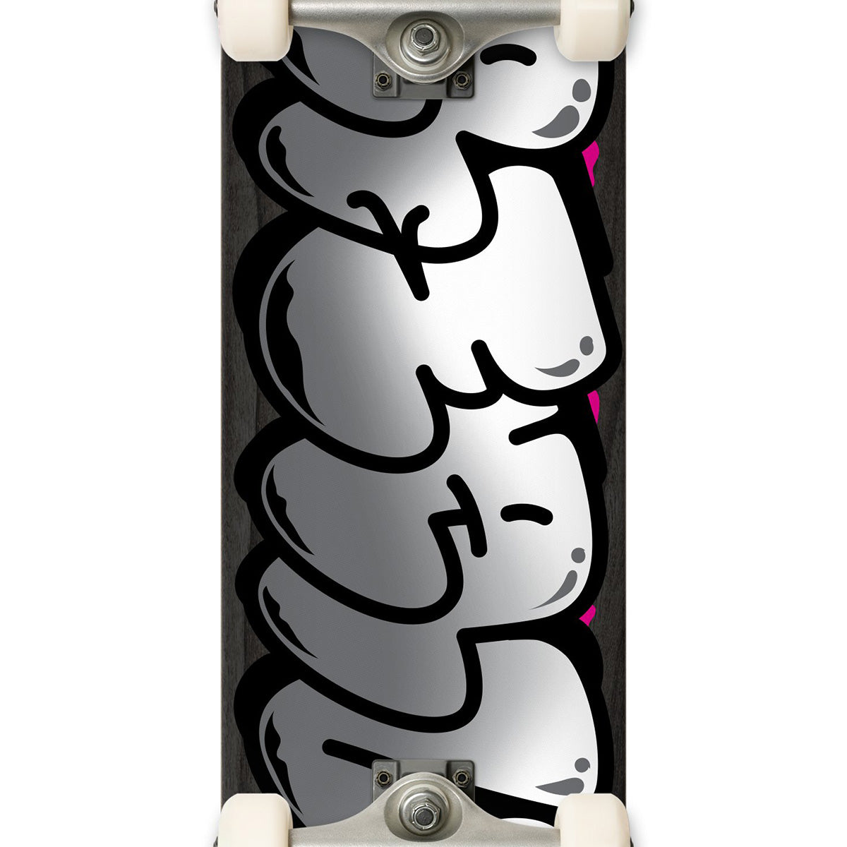 Real Bubble Letter Complete Skateboard Foil 8.5