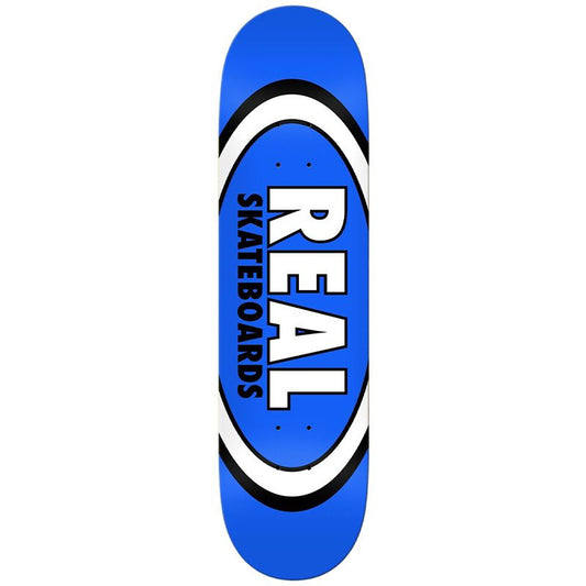 Real Team Classic Oval Skateboard Deck Blue 8.5