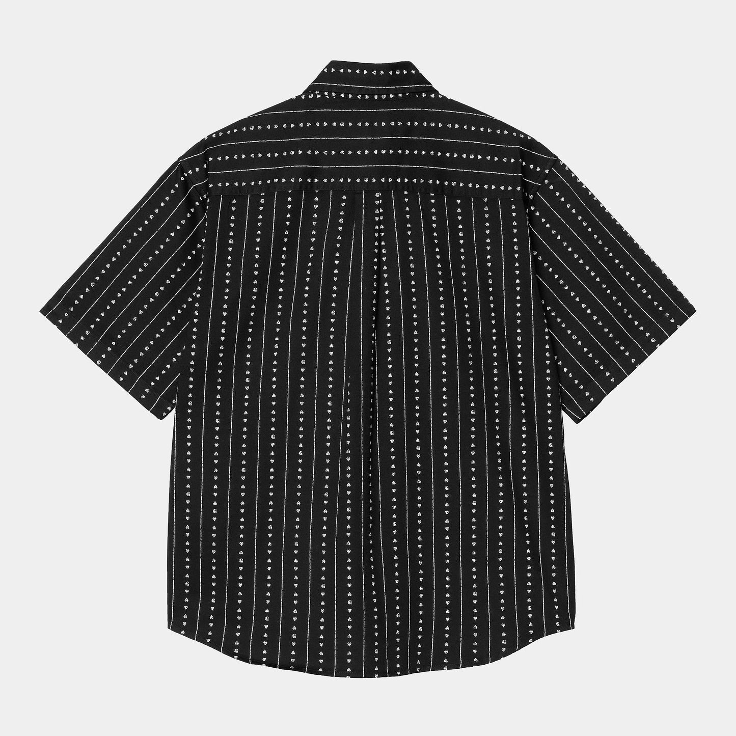 Carhartt WIP Drewe Shirt Heart C Pinstripe Black/Natural