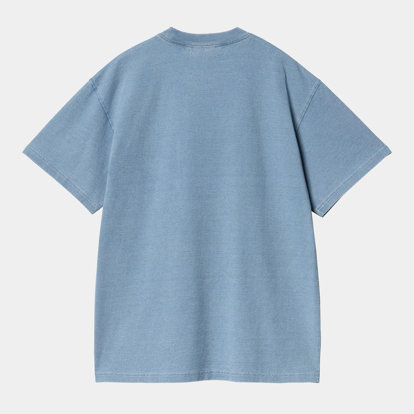 Carhartt WIP Ingo Pocket T-Shirt Light Blue Garment Dyed