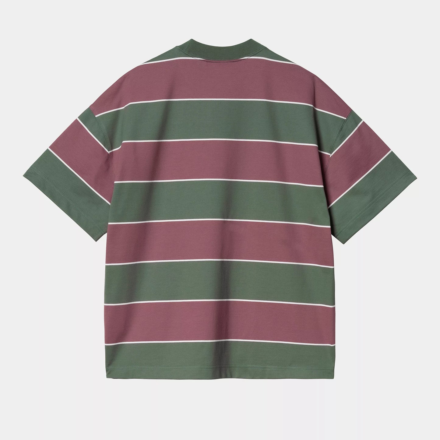 Carhartt WIP Quinby T-Shirt Quinby Stripe Silver Pine