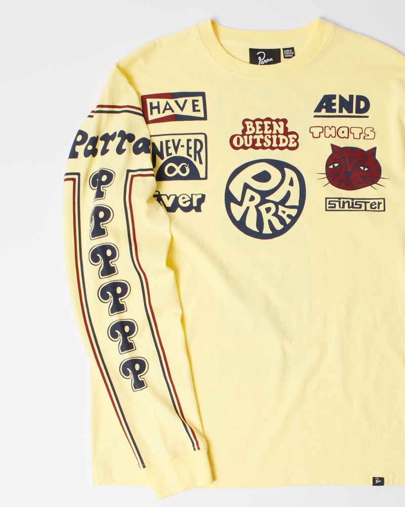 By Parra Never Sinister Longsleeve T-Shirt Yellow