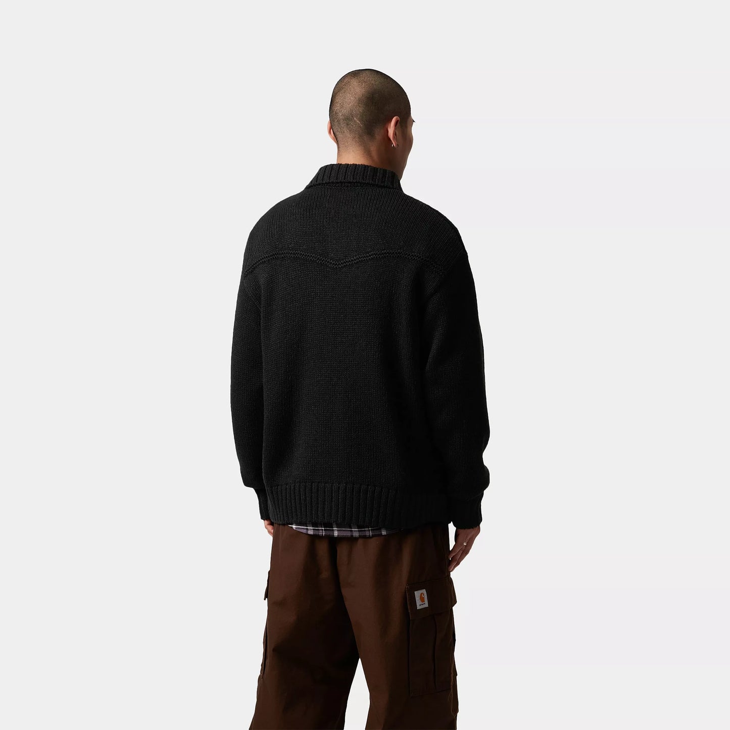 Carhartt WIP Santa Fe Cardigan Black