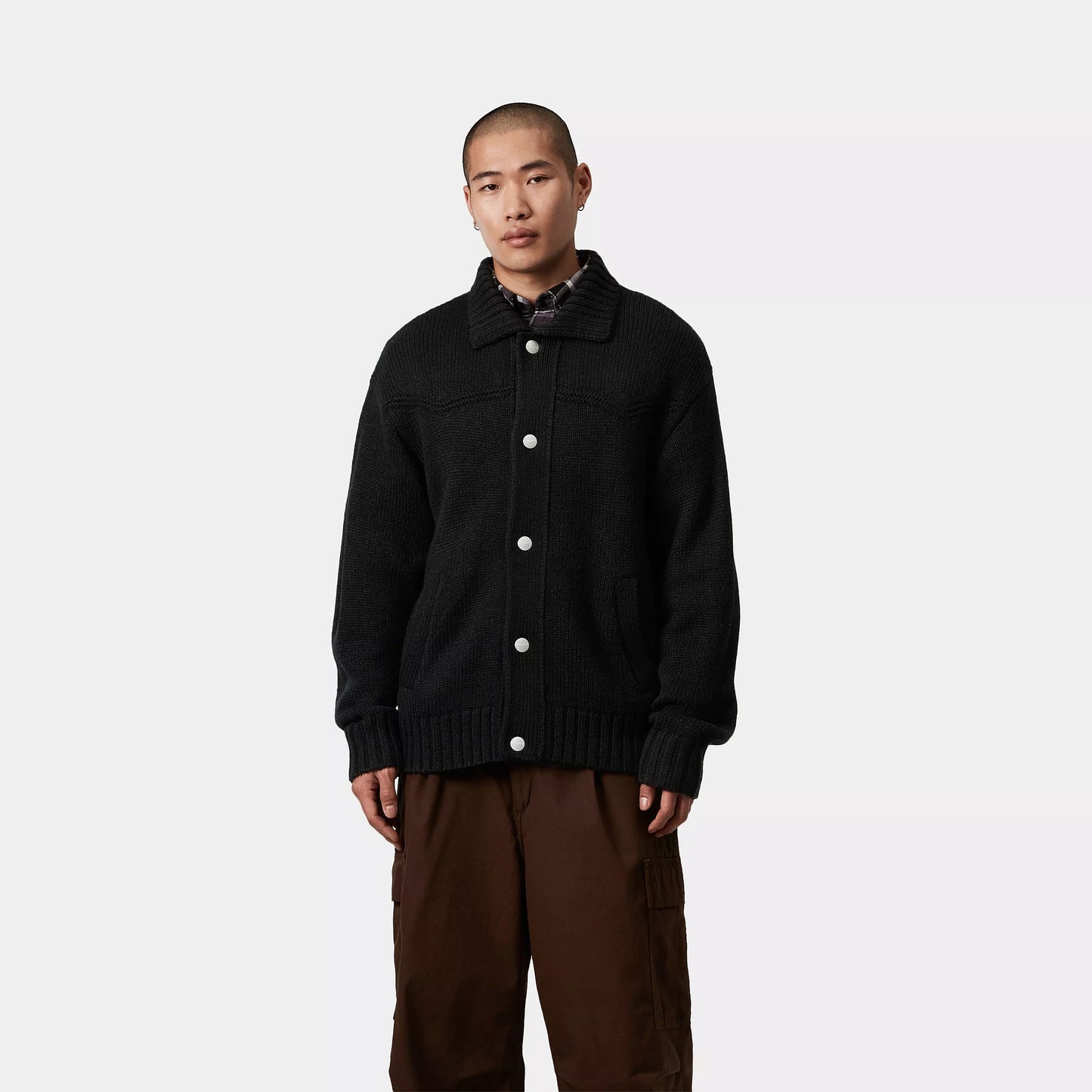 Carhartt WIP Santa Fe Cardigan Black