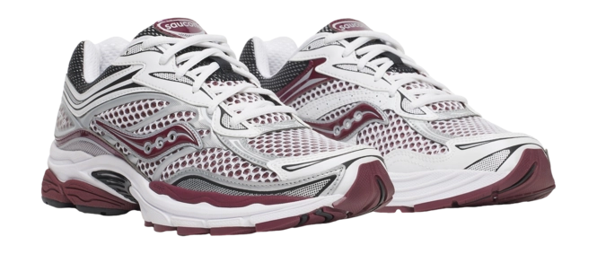 Saucony Progrid Omni 9 White/Maroon