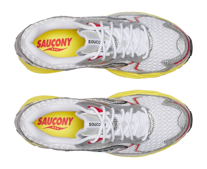 Saucony Progrid Ride 1 White/Buttercup