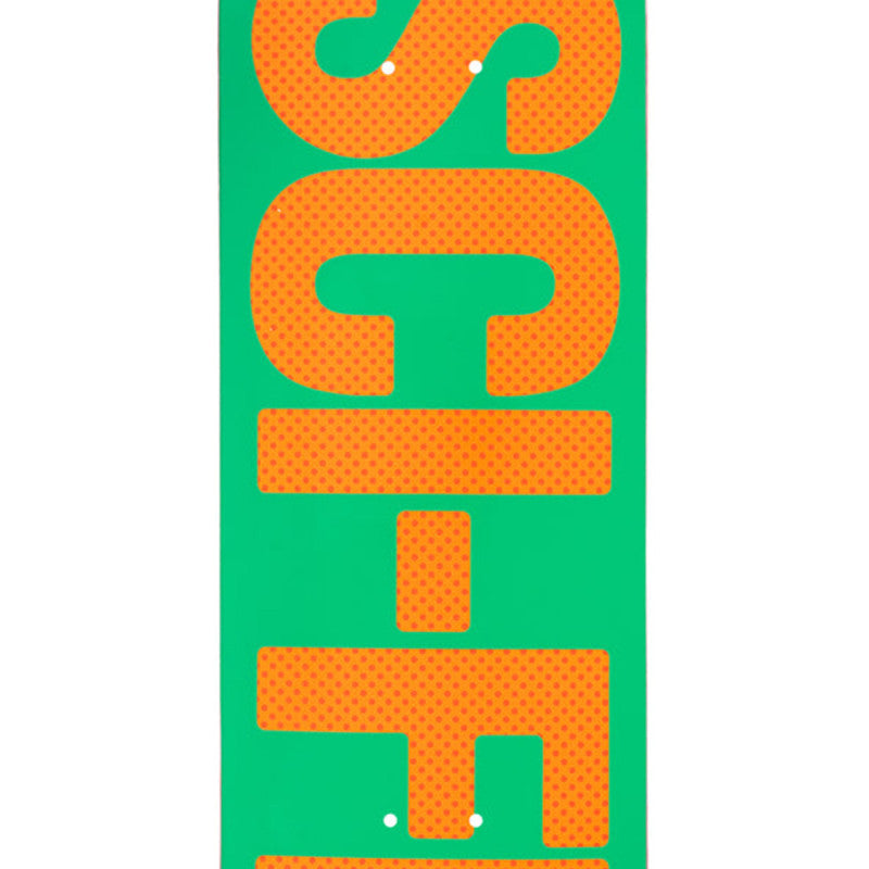 Sci-Fi High Gloss Big Logo Skateboard Deck Green 8.5