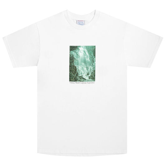 Sci-Fi Waterfall T-Shirt White
