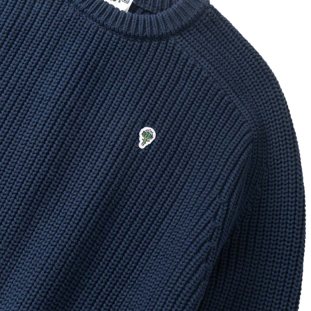 Service Works Artichoke Chunky Knit Sweater Navy
