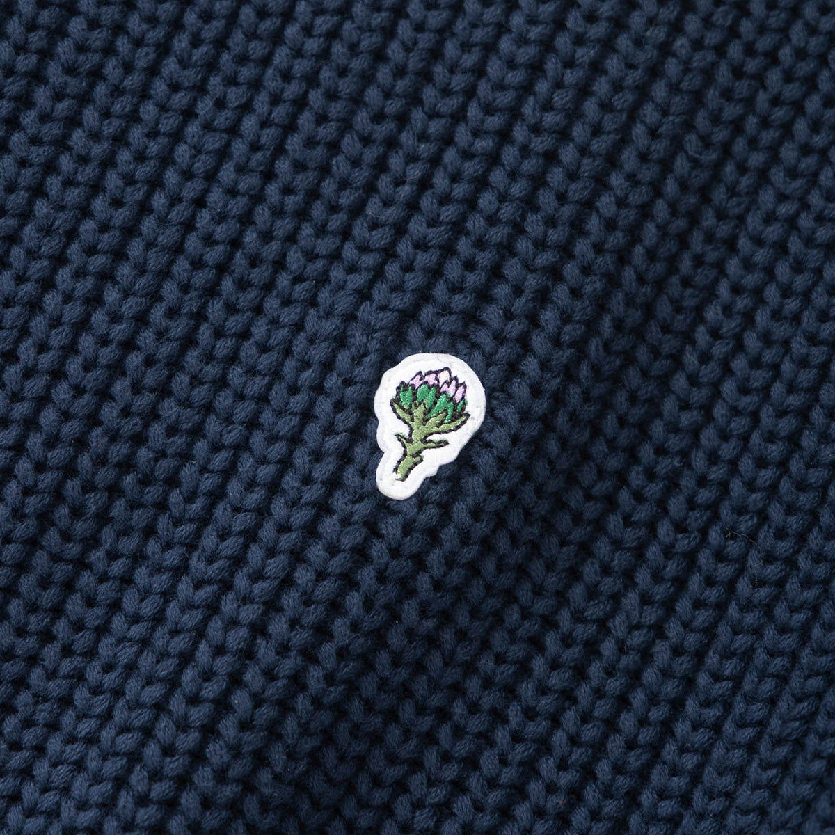 Service Works Artichoke Chunky Knit Sweater Navy