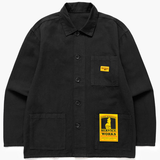Service Works Canvas Chore Shirt Black