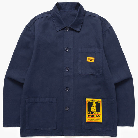 Service Works Canvas Chore Shirt Dark Navy