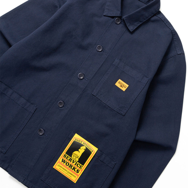 Service Works Canvas Chore Shirt Dark Navy