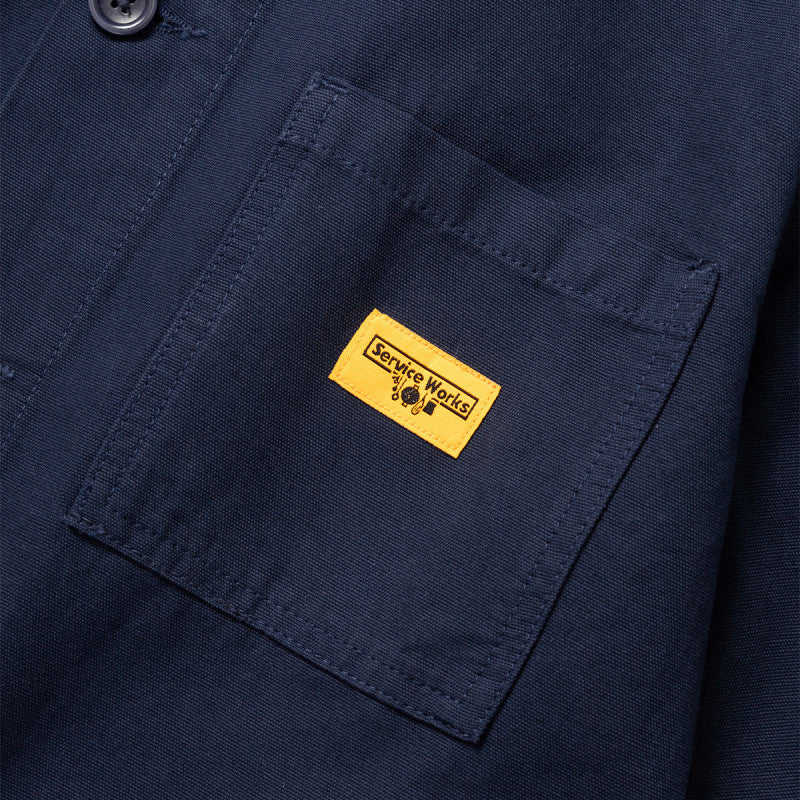Service Works Canvas Chore Shirt Dark Navy