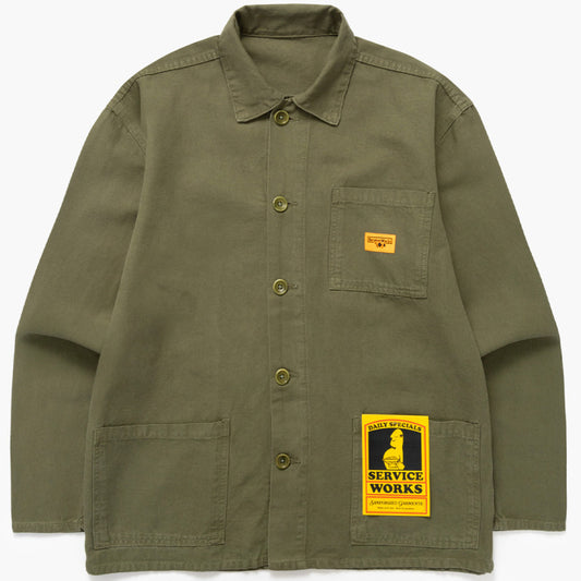 Service Works Canvas Chore Shirt Olive