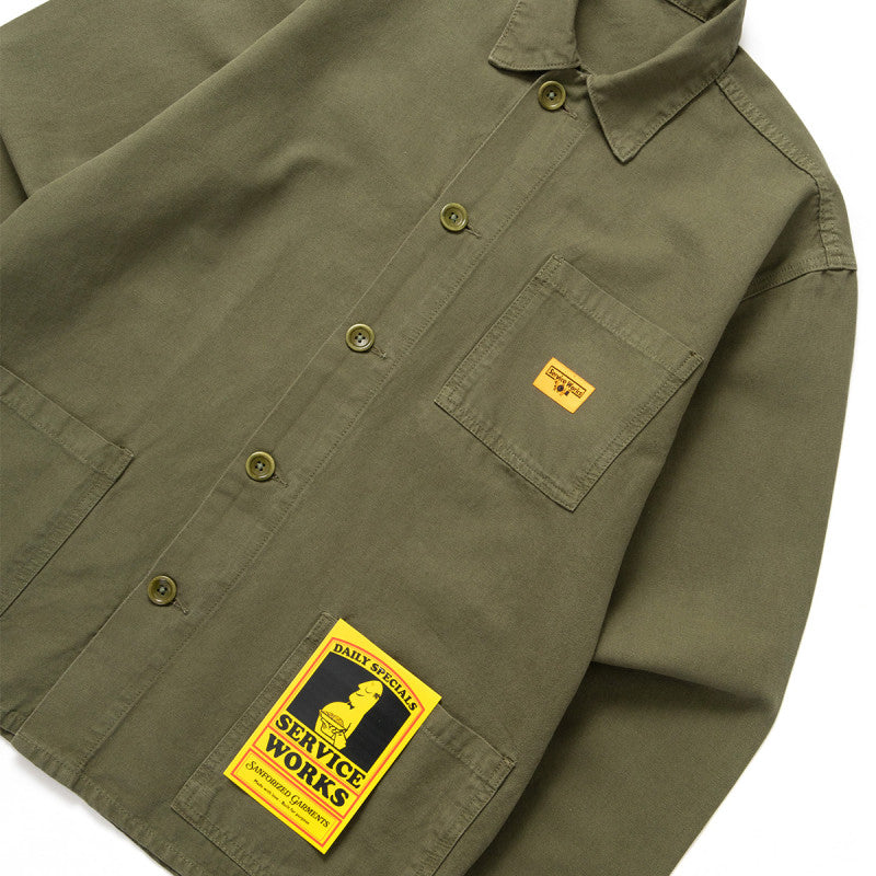 Service Works Canvas Chore Shirt Olive