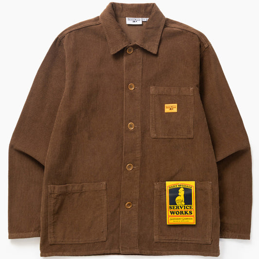 Service Works Corduroy Chore Shirt Bark