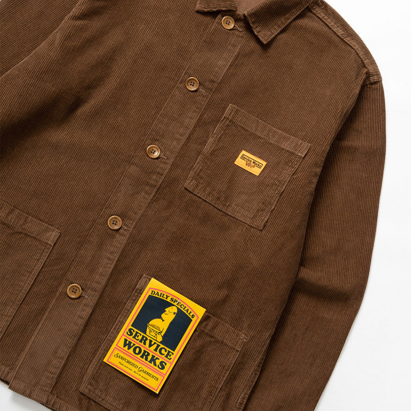 Service Works Corduroy Chore Shirt Bark