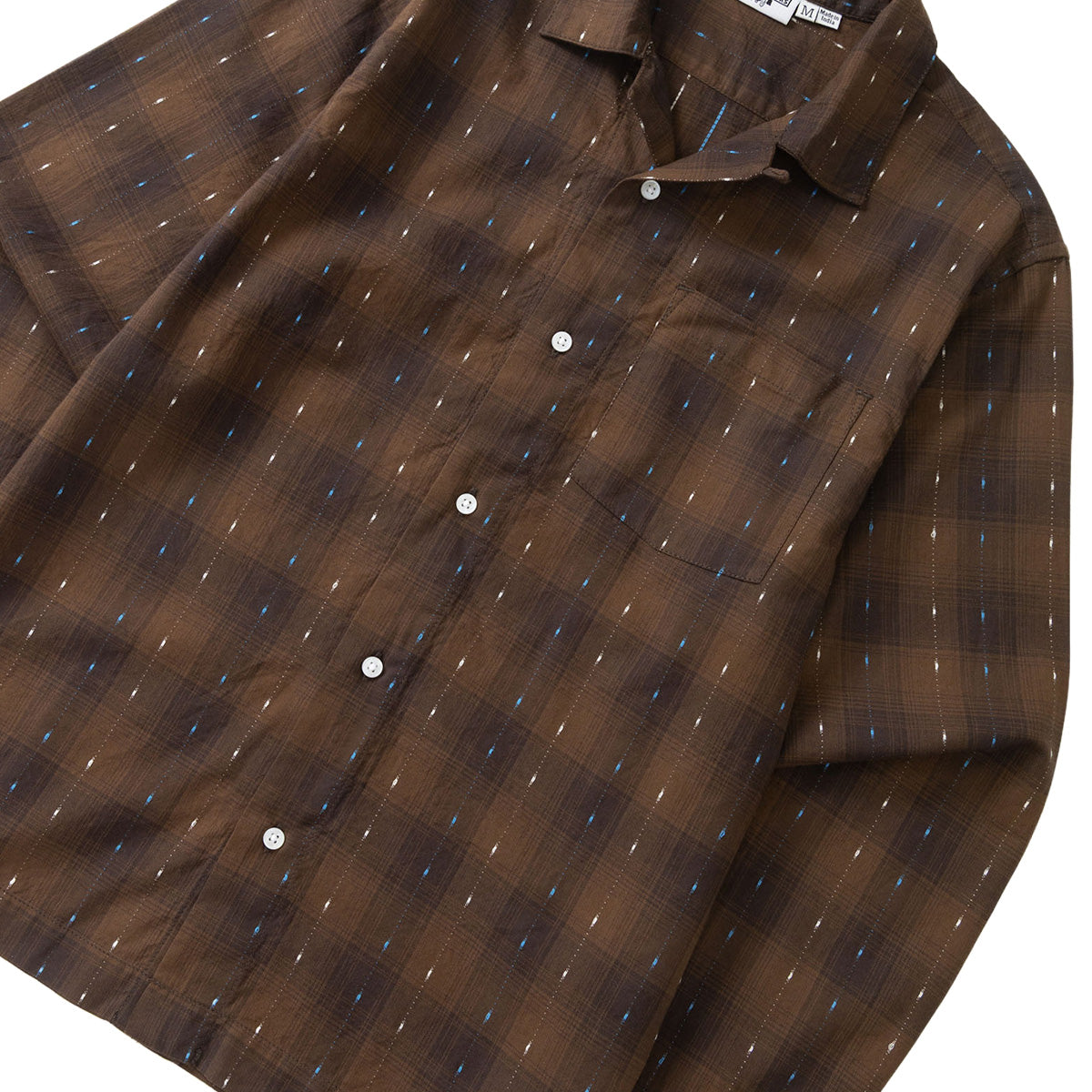 Service Works Drag Stitch Resort Shirt Brown